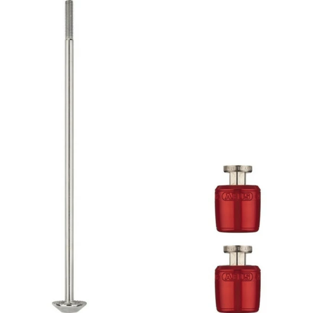 Set De Blocage De Roues Abus Nutfix M5 Rouge - 135 Mm 3 Set De Blocage De Roues Abus Nutfix M5 Rouge - 135 Mm