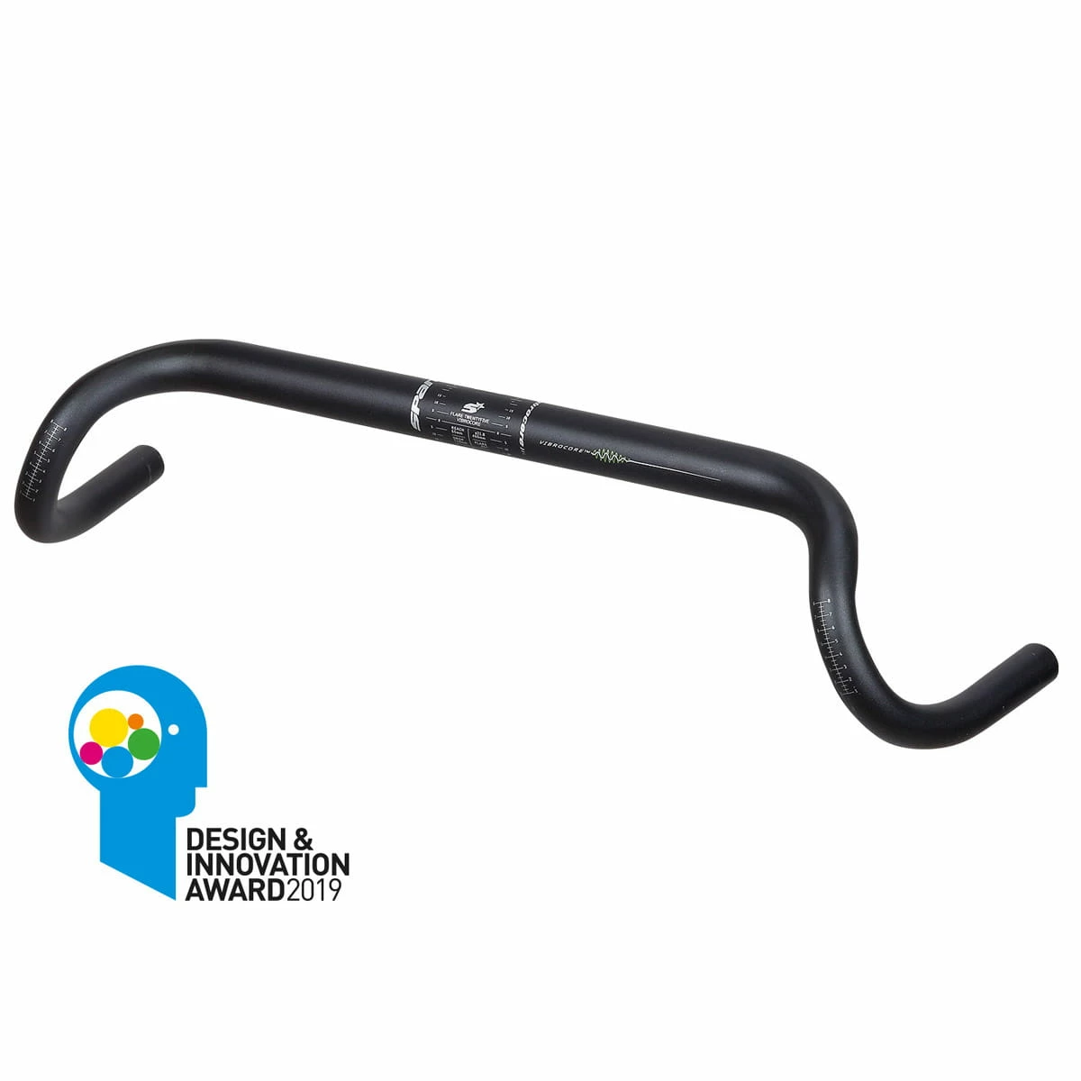 SPANK Flare 25 Vibrocore Dropbar Handlebar - 31.8 Mm - 460 Mm - Black 3 SPANK Flare 25 Vibrocore Dropbar Handlebar - 31.8 Mm - 460 Mm - Black